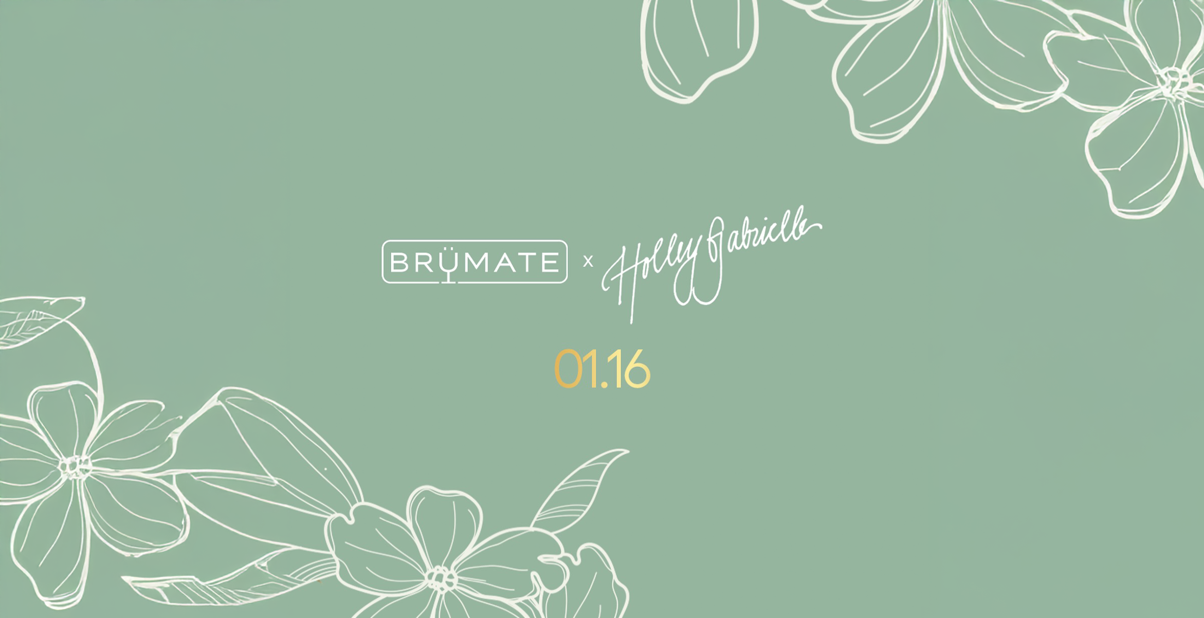 BrüMate x Holley Gabrielle: Golden Bloom