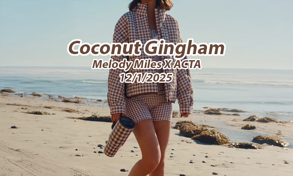 HydroJug: Coconut Gingham by Melody Miles x ACTA